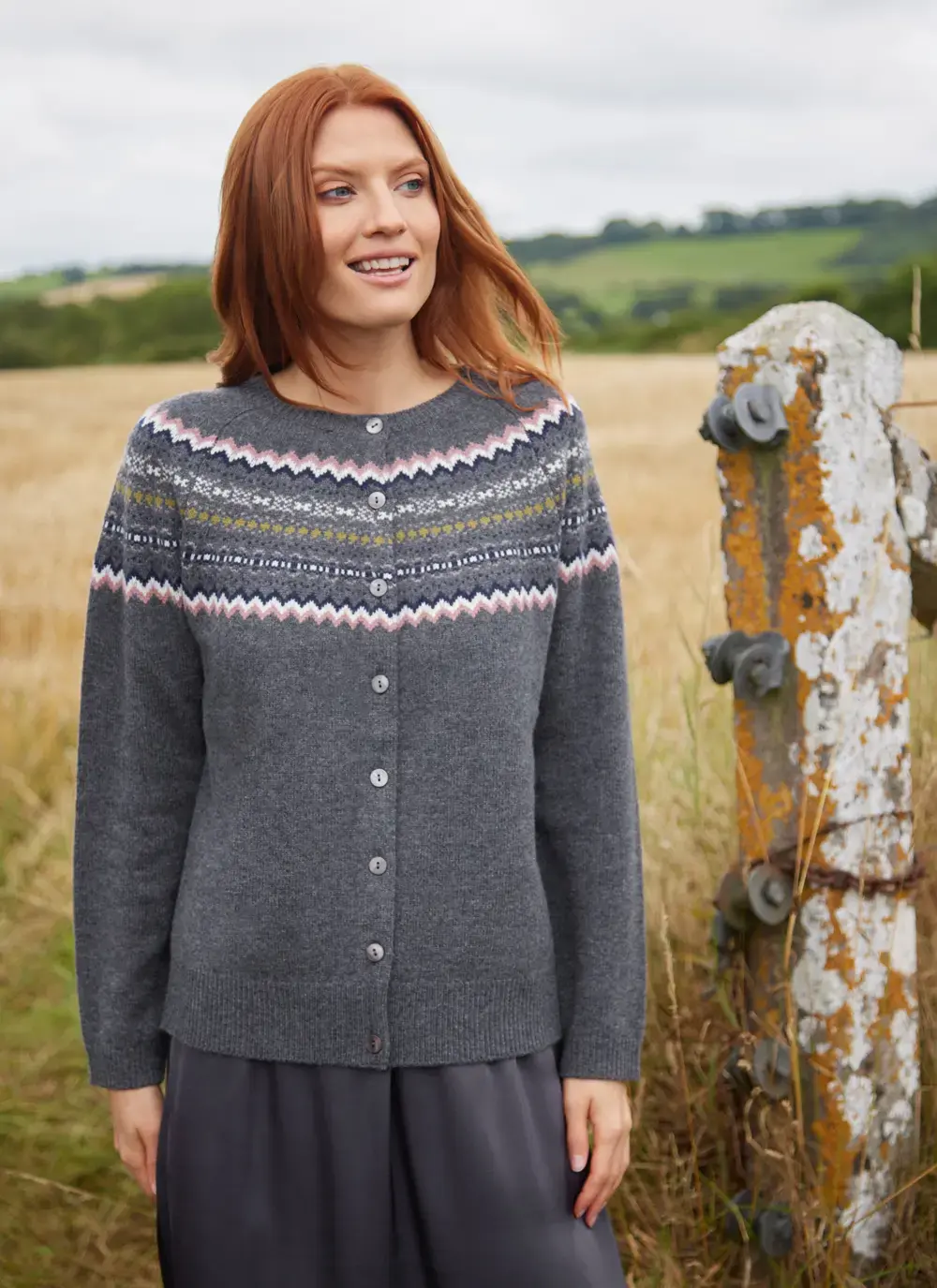 Sadie Merino Fairisle Cardigan 